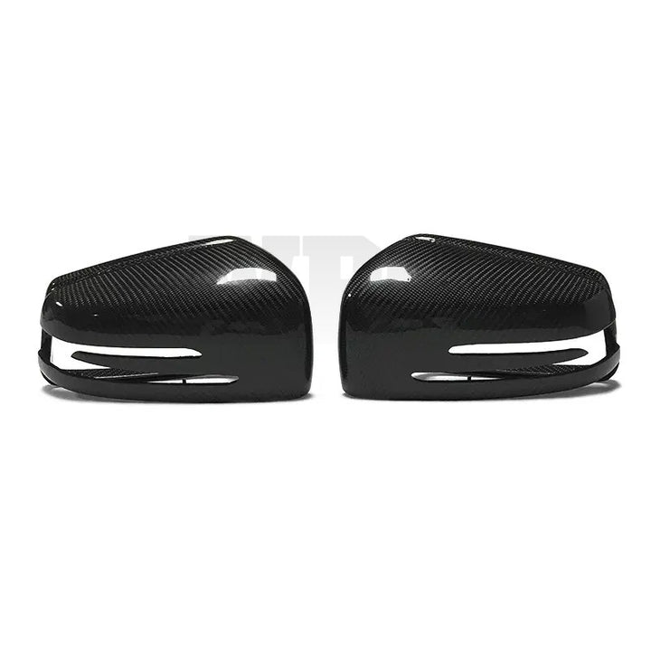 MERCEDES W212 E63/E CLASS SIDE MIRROR CAPS GENUINE CARBON FIBER