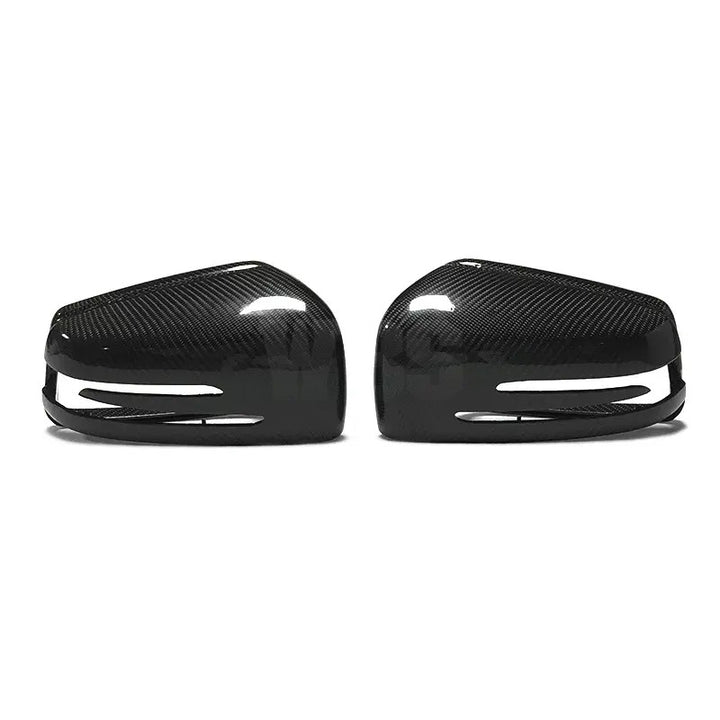 MERCEDES W204 C CLASS/ C63 SIDE MIRROR CAPS GENUINE CARBON FIBER