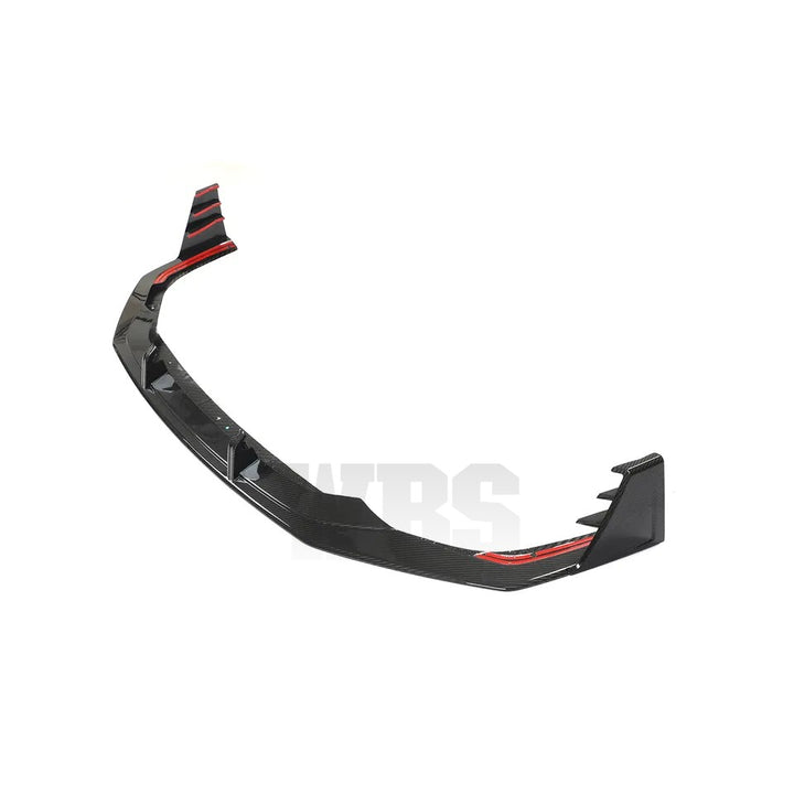 AUDI RS7 C8 SPORTBACK FRONT LIP BUMPER WB STYLE, GENUINE 2X2 CF MATERIAL