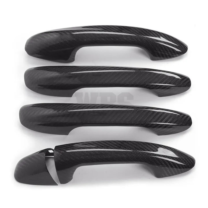 MERCEDES W204 C-CLASS/ C63 DOOR HANDLE COVERS GENUINE CARBON FIBER