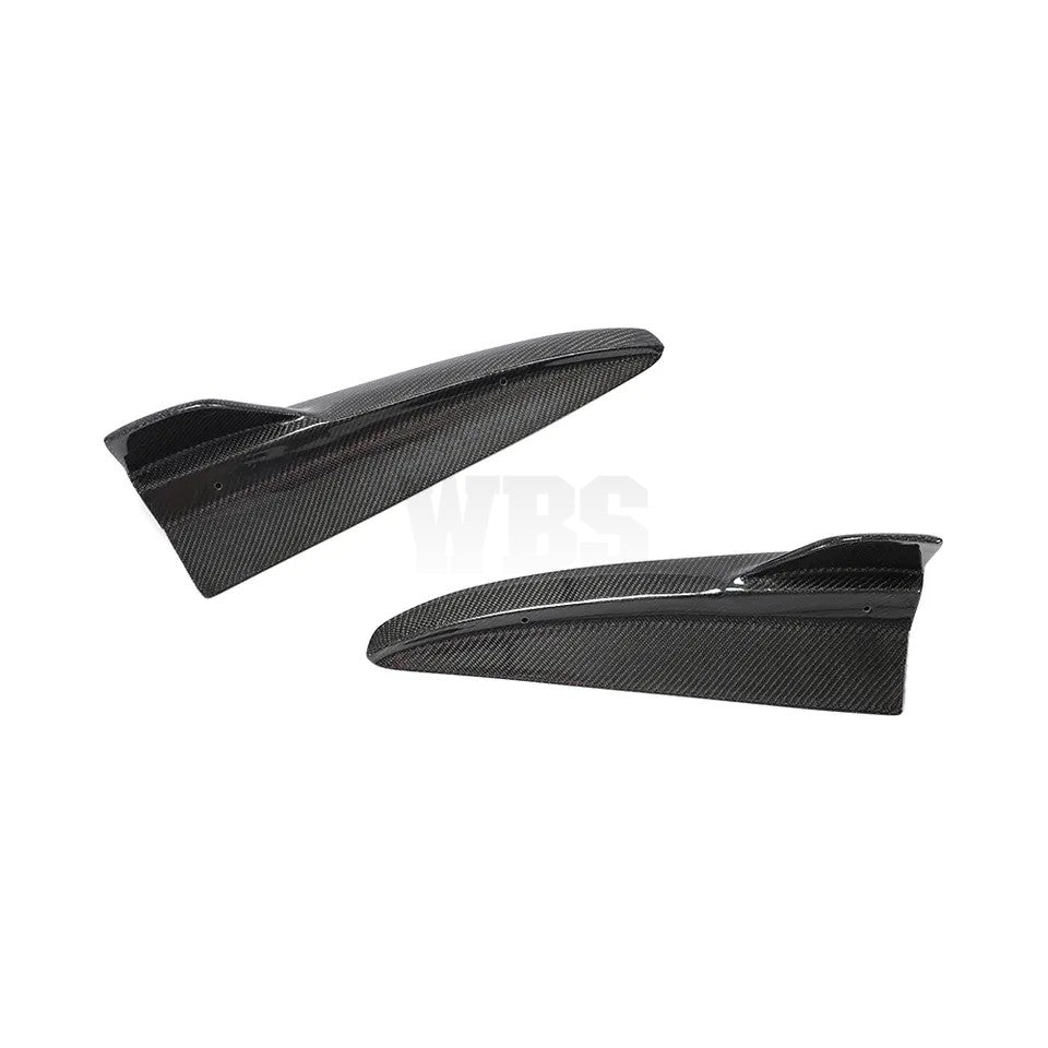 MERCEDES W205 C63/ C CLASS SEDAN REAR SPLITTERS GENUINE CARBON FIBER