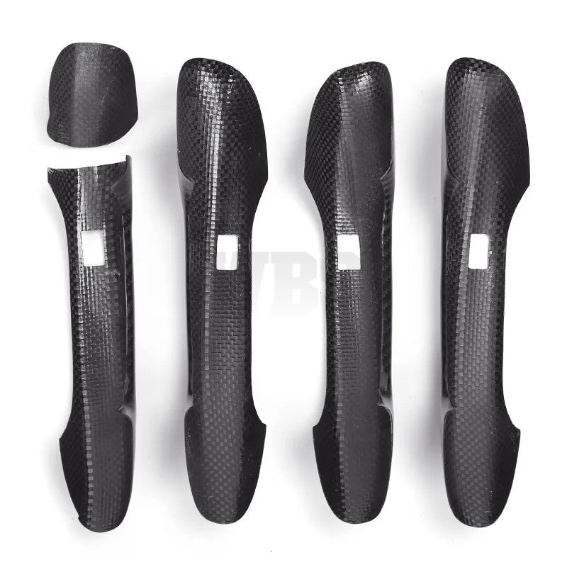 MERCEDES W204 C-CLASS/ C63 DOOR HANDLE COVERS GENUINE CARBON FIBER