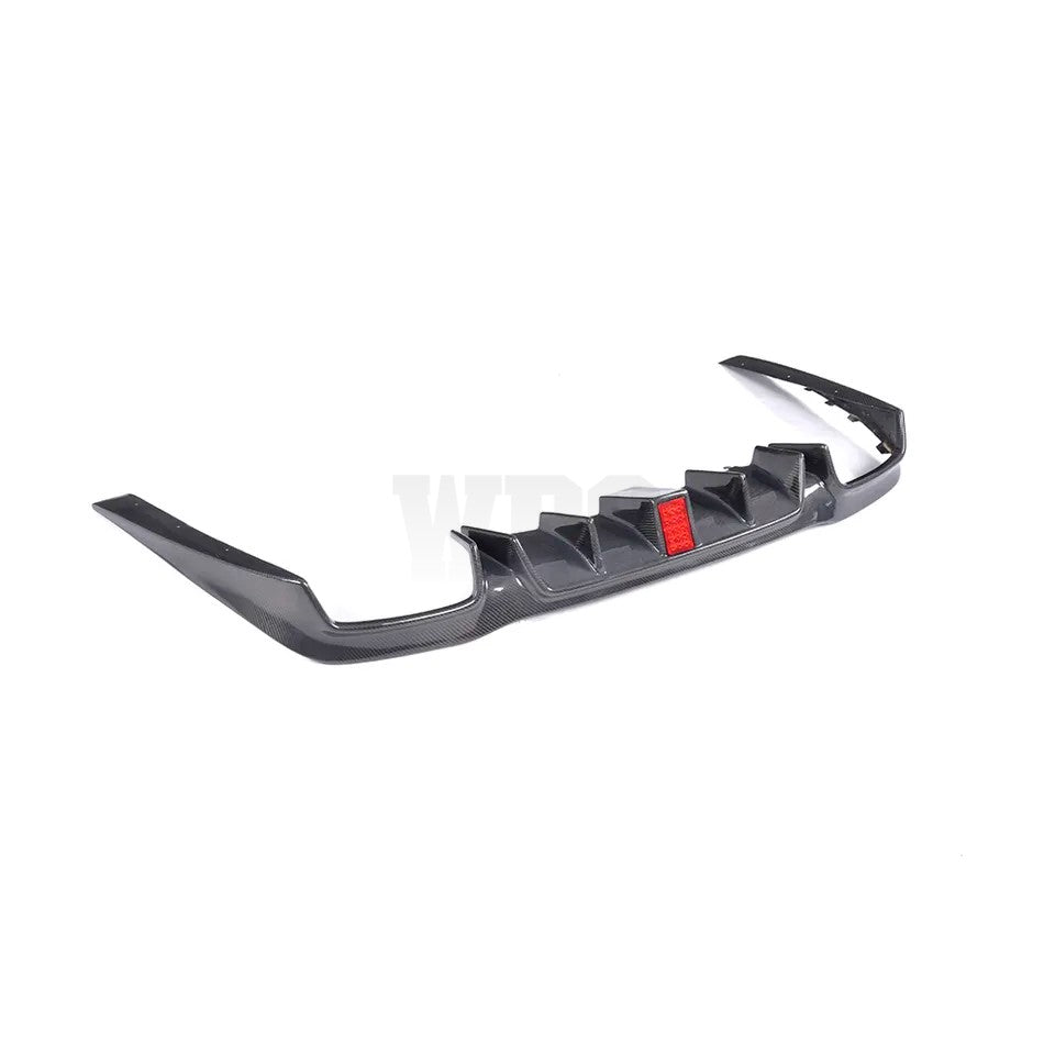 MERCEDES W213 E63/ E CLASS REAR DIFFUSER LED STYLE GENUINE CARBON FIBER