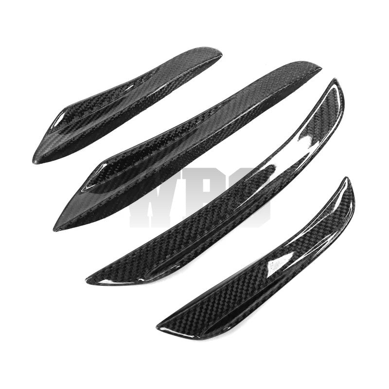 BMW G20 G28 FRONT BUMPER CANARDS SET GT3 STYLE GENUINE CF