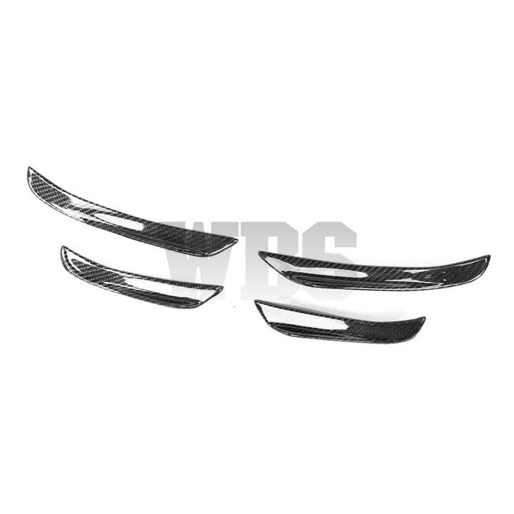 BMW G20 G28 FRONT BUMPER CANARDS SET GT3 STYLE GENUINE CF