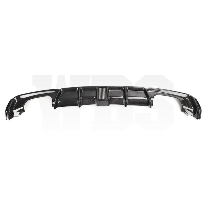 BMW F30/ F31 REAR DIFFUSER LED LIGHT STYLE GENUINE CARBON FIBER