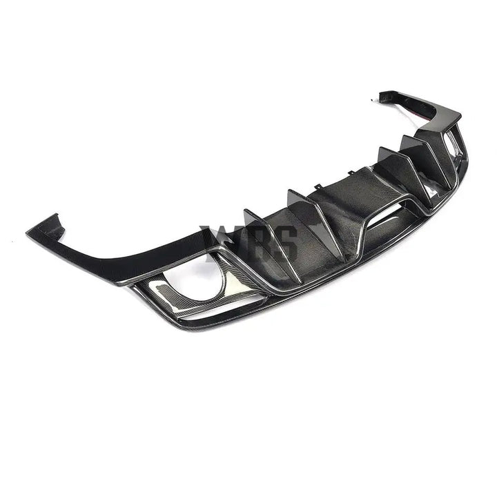 FORD MUSTANG GT COUPE REAR BUMPER DIFFUSER, 3D CARBON FIBER