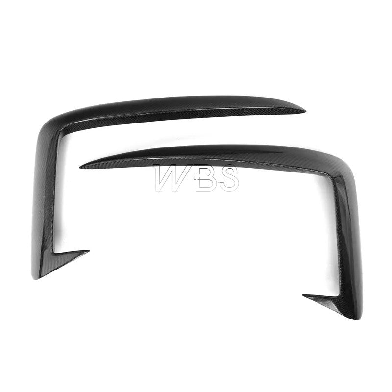 AUDI A4 B10 GENUINE CARBON FIBER FRONT TRIM CANARDS