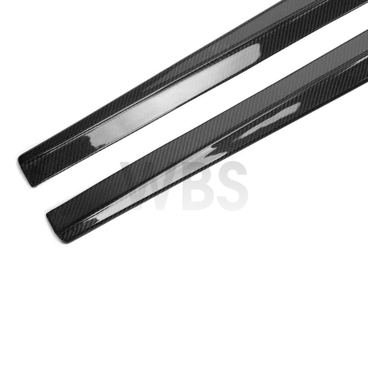 BMW F10 M5 SIDE SKIRTS M PERFORMANCE STYLE GENUINE CARBON FIBER