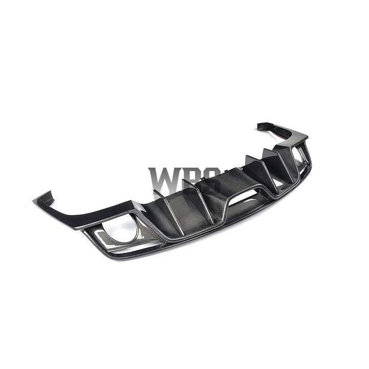 FORD MUSTANG GT COUPE REAR BUMPER DIFFUSER, 3D CARBON FIBER