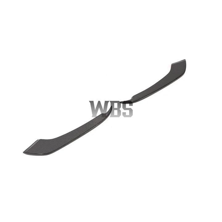 FORD MUSTANG FRONT PERFORMANCE TRIM CANARDS, GENUINE CARBON FIBER