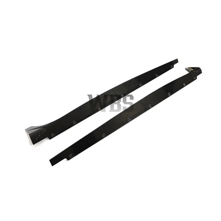 AUDI A5/ S5 ED STYLE SIDE SKIRT EXTENSIONS GENUINE CF MATERIAL [2020-23]