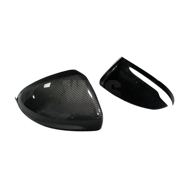 MERCEDES W205 C CLASS/ C63 COUPE SIDE MIRROR CAPS GENUINE CARBON FIBER