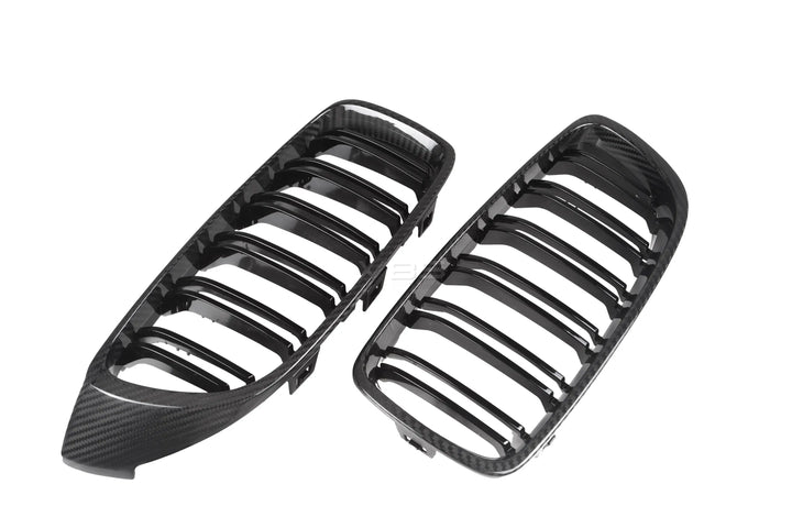 BMW F8X M3/ M4 DUAL SLATS FRONT GRILLS GENUINE CARBON FIBER