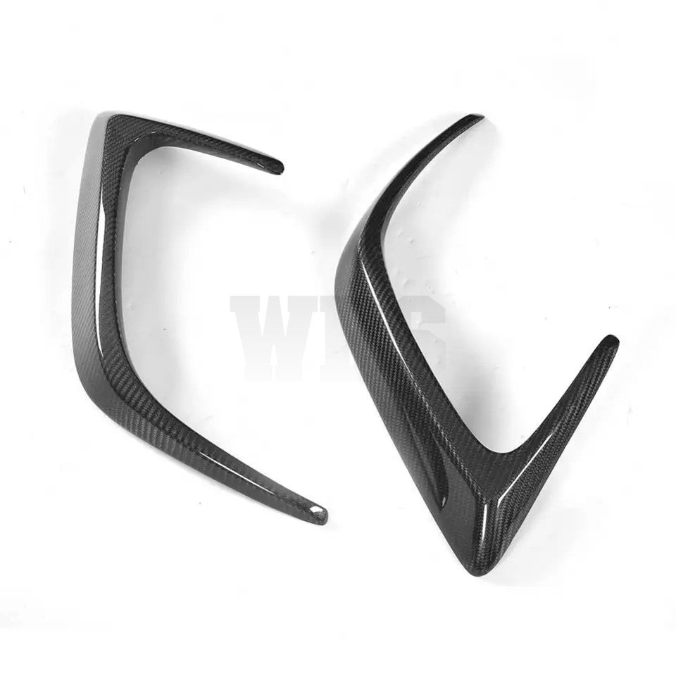 MERCEDES W205 C63/S COUPE REAR VENT TRIMS GENUINE CARBON FIBER