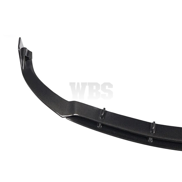 MERCEDES W205 C63 SEDAN BRABUS STYLE FRONT LIP GENUINE CARBON FIBER