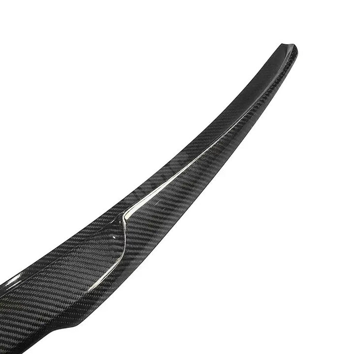 BMW E90 TRUNK SPOILER GENUINE CF HIGH KICK M4 STYLE