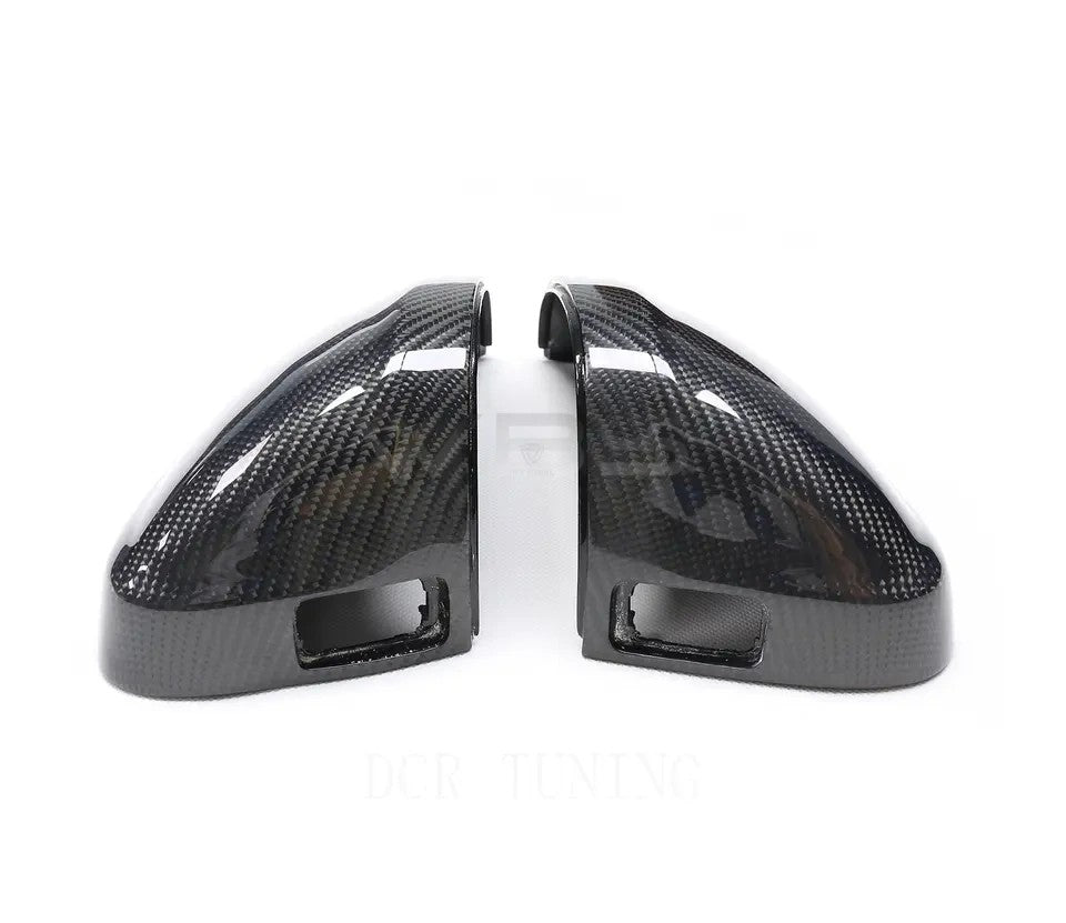 AUDI S4-A4 / S5-A5 B9 MIRROR CAPS OEM REPLACEMENT GENUINE CARBON FIBER