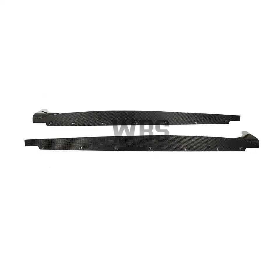 AUDI A5/ S5 ED STYLE SIDE SKIRT EXTENSIONS GENUINE CF MATERIAL [2020-23]