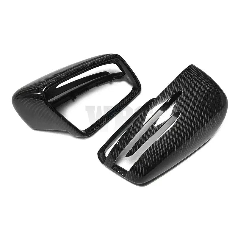 MERCEDES W204 C CLASS/ C63 SIDE MIRROR CAPS GENUINE CARBON FIBER