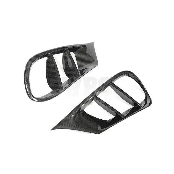 MERCEDES W212 E63/E CLASS FRONT VENT TRIMS GENUINE CARBON FIBER