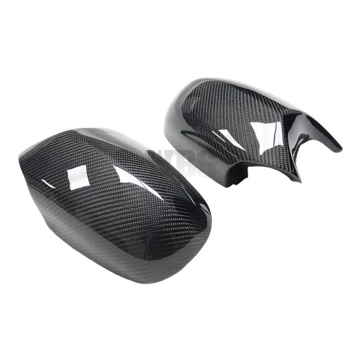 BMW E90 E91 M STYLE MIRROR CAPS GENUINE CARBON FIBER