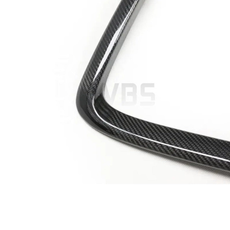 INFINITI Q60 FRONT GRILL FRAME OVERLAY GENUINE CARBON FIBER