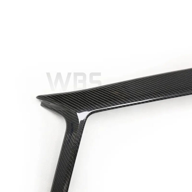 INFINITI Q60 FRONT GRILL FRAME OVERLAY GENUINE CARBON FIBER