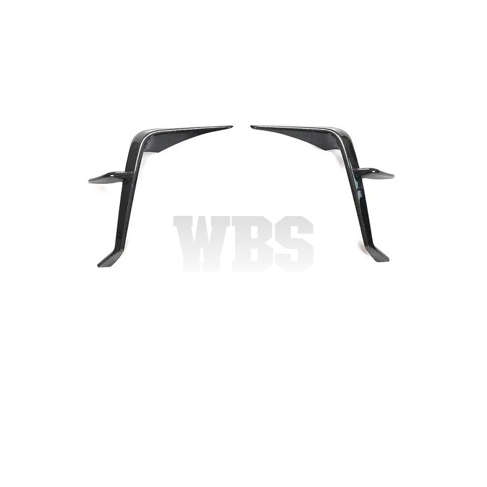 SUBARU BRZ/ GR86 FRONT BUMPER VENT CANARDS, GENUINE CARBON FIBER