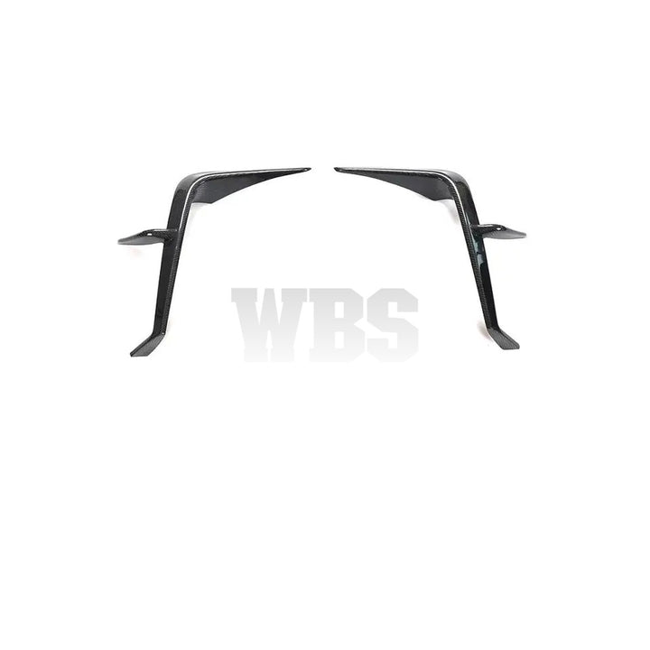 SUBARU BRZ/ GR86 FRONT BUMPER VENT CANARDS, GENUINE CARBON FIBER