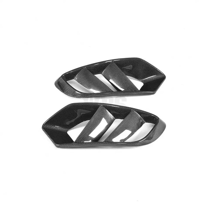 MERCEDES W205 C43/ C CLASS SEDAN FRONT VENT TRIMS GENUINE CARBON FIBER