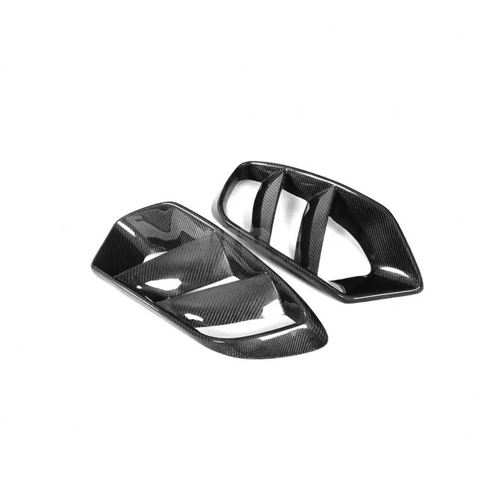 MERCEDES W205 C43/ C CLASS SEDAN FRONT VENT TRIMS GENUINE CARBON FIBER