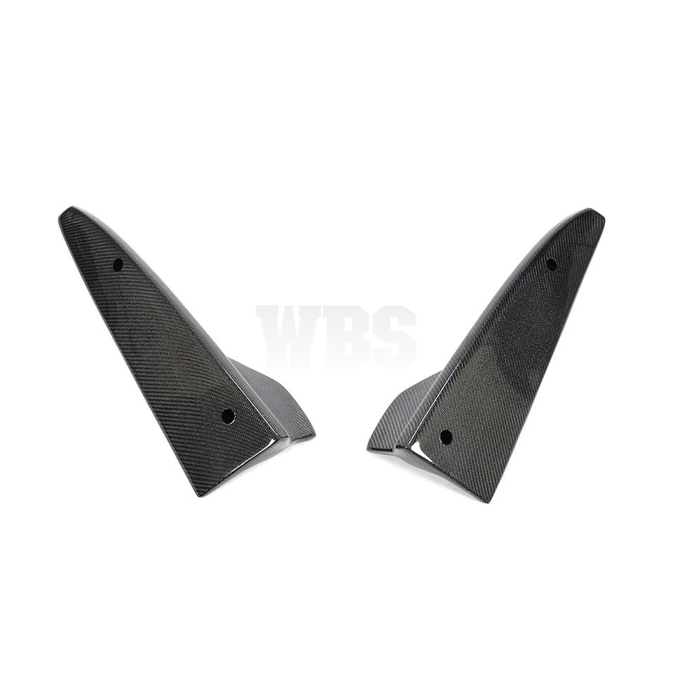 MERCEDES W205 C63/ C CLASS SEDAN REAR SPLITTERS GENUINE CARBON FIBER