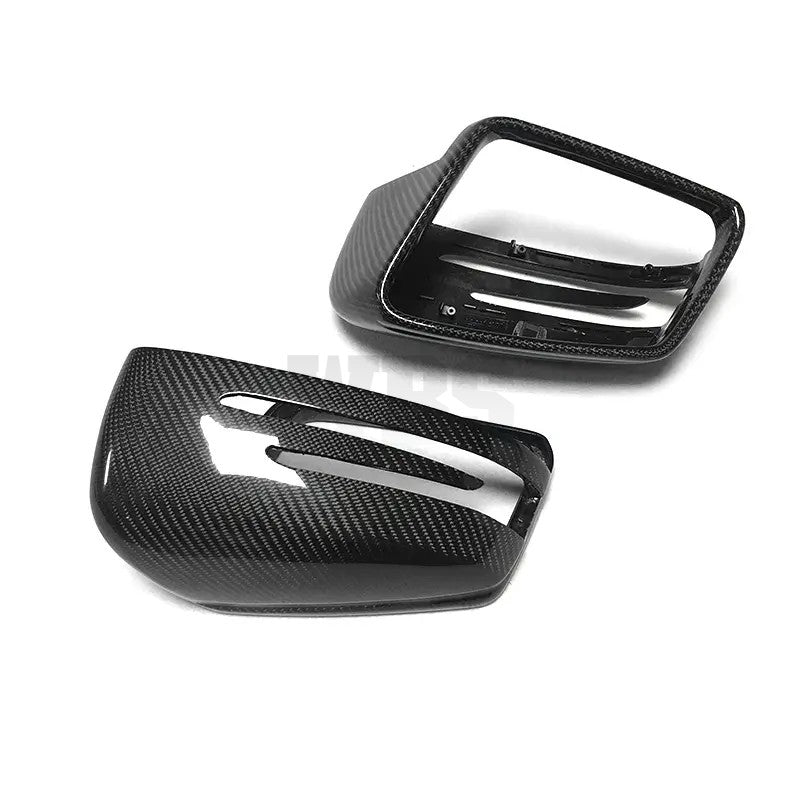 MERCEDES W204 C CLASS/ C63 SIDE MIRROR CAPS GENUINE CARBON FIBER