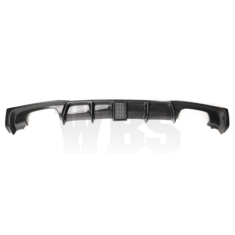 BMW F30/ F31 REAR DIFFUSER LED LIGHT STYLE GENUINE CARBON FIBER