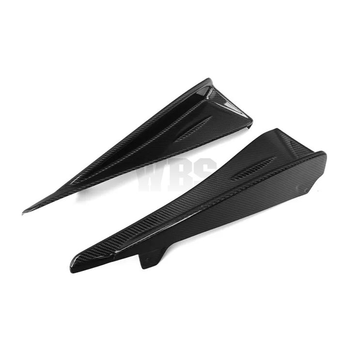 SUBARU BRZ/ GR86 REAR BUMPER SIDE SPLITTERS, GENUINE CARBON FIBER