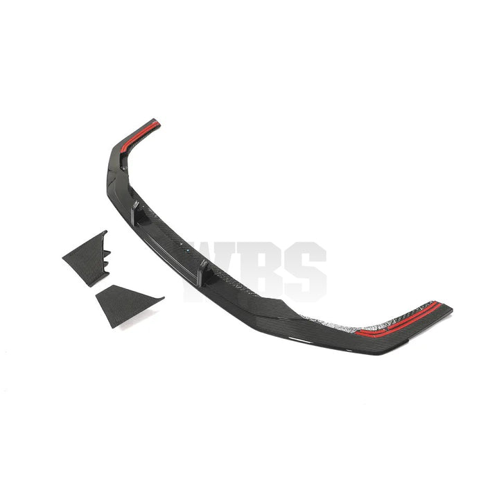 AUDI RS7 C8 SPORTBACK FRONT LIP BUMPER WB STYLE, GENUINE 2X2 CF MATERIAL