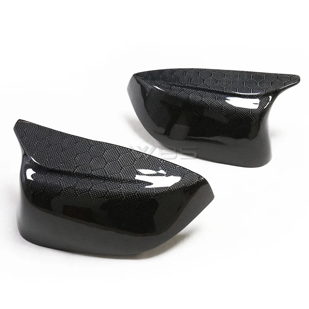 INFINITI Q50 Q60 M STYLE MIRROR CAPS OEM REPLACEMENT GENUINE CARBON FIBER