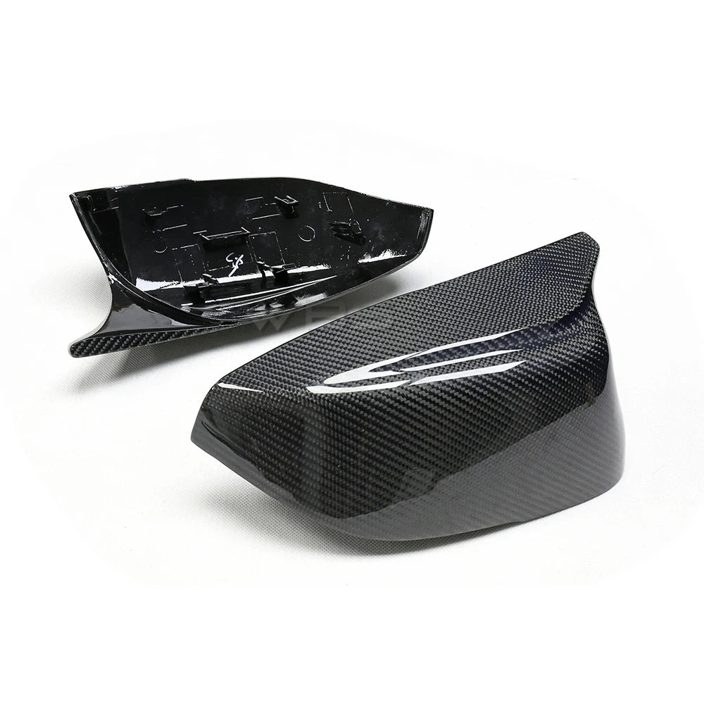 INFINITI Q50 Q60 M STYLE MIRROR CAPS OEM REPLACEMENT GENUINE CARBON FIBER