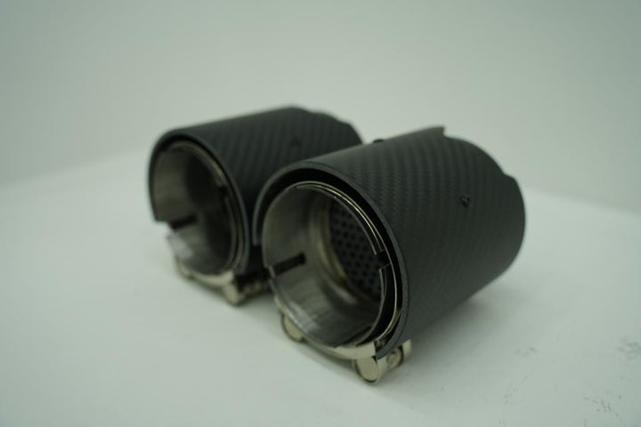 BMW F10 M5 EXHAUST TIPS SET DRY CARBON FIBER M DESIGN