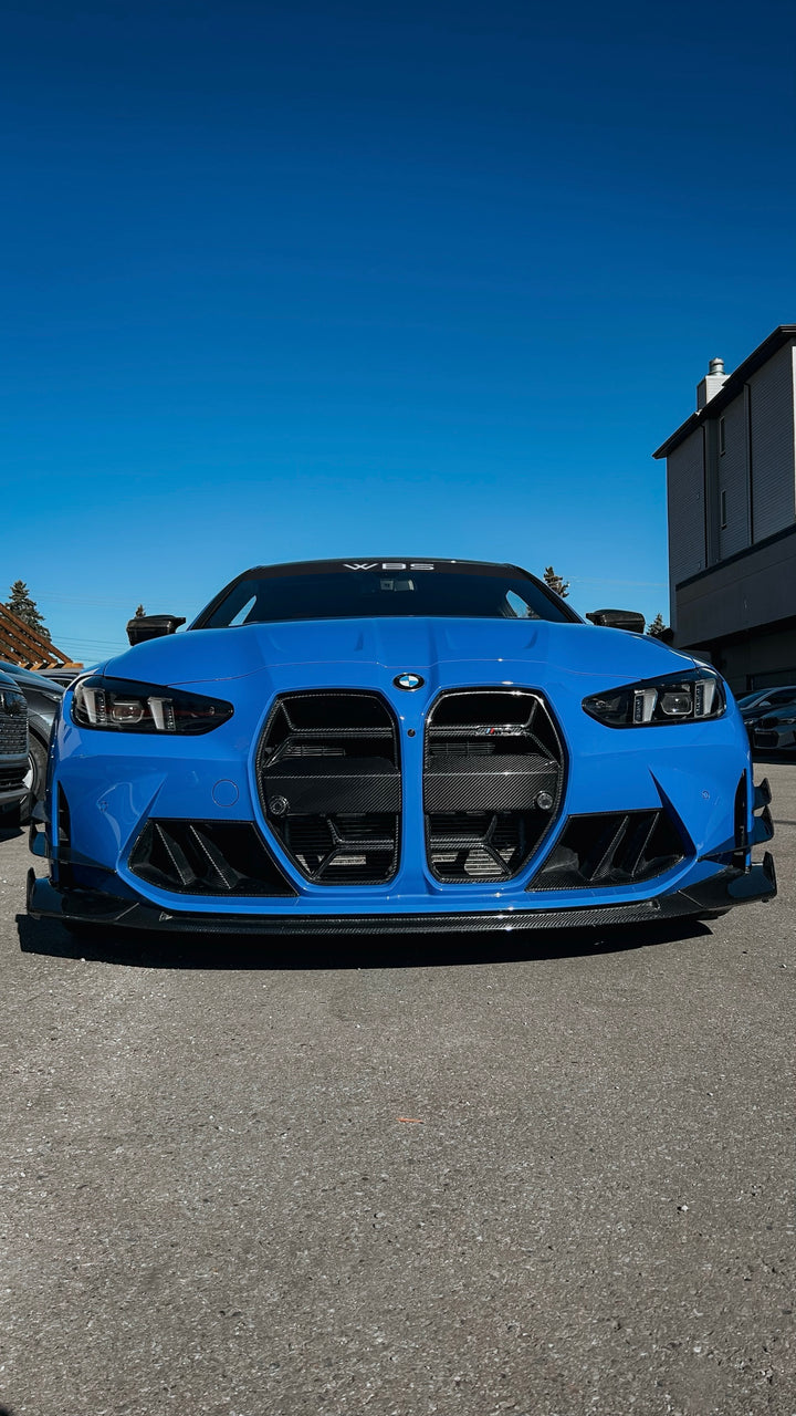 BMW G8X M3/M4 V-STYLE CANARDS GENUINE CARBON FIBER