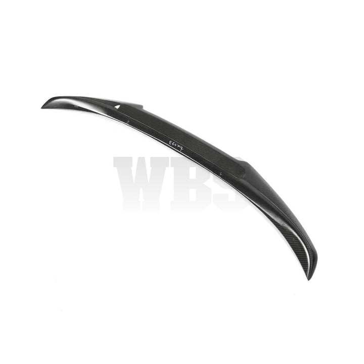 BMW E60 M5/ 5 SERIES TRUNK SPOILER M4 STYLE GENUINE CARBON FIBER