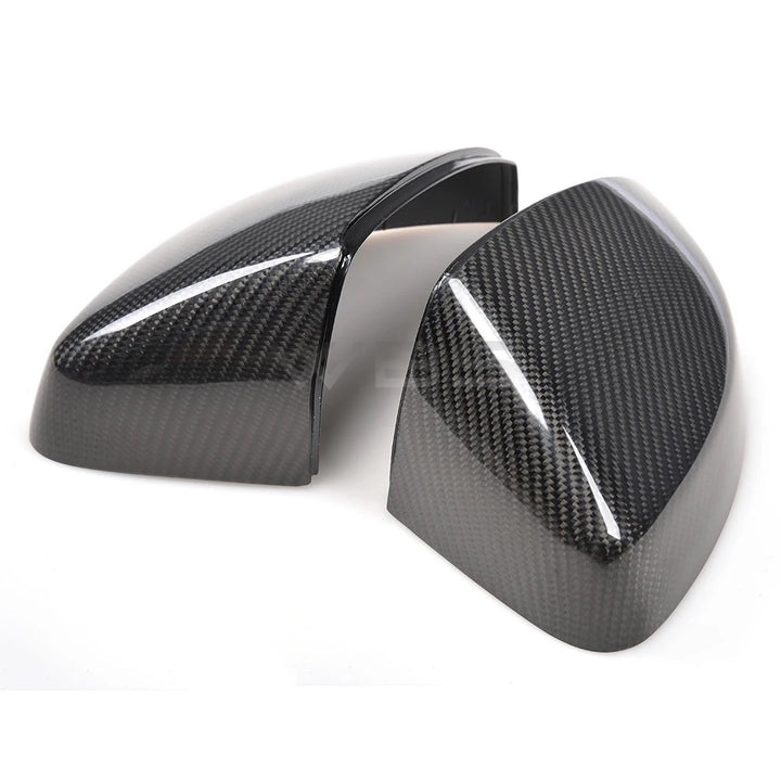 AUDI A3/ S3/ RS3 SIDE MIRROR CAPS OEM REPLACEMENT GENUINE CARBON FIBER