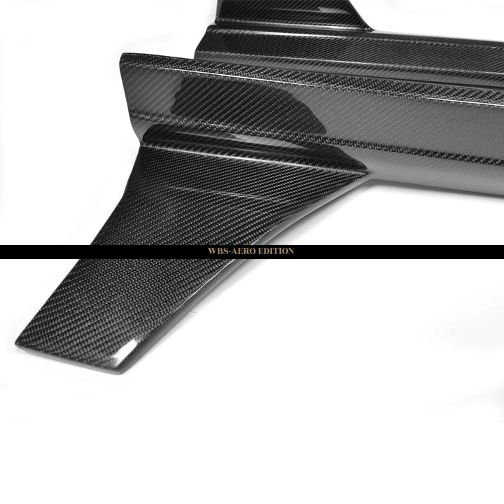 AUDI S3/ A3 8V SIDE SKIRTS HV STYLE GENUINE CARBON FIBER