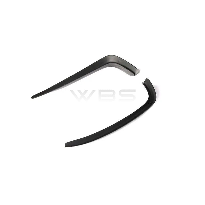 AUDI S3/ A3 FRONT BUMPER VENT CANARDS GENUINE CARBON FIBER