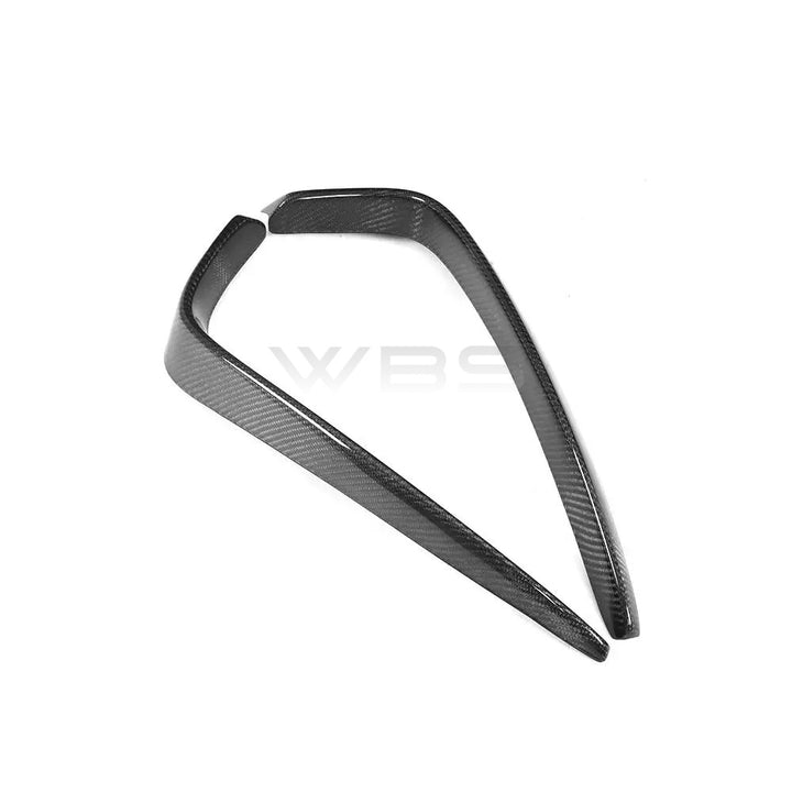 AUDI S3/ A3 FRONT BUMPER VENT CANARDS GENUINE CARBON FIBER