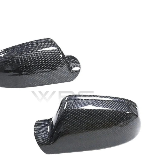 AUDI S4/ A4 B8.5 MIRROR CAPS OEM REPLACEMENT GENUINE CARBON FIBER