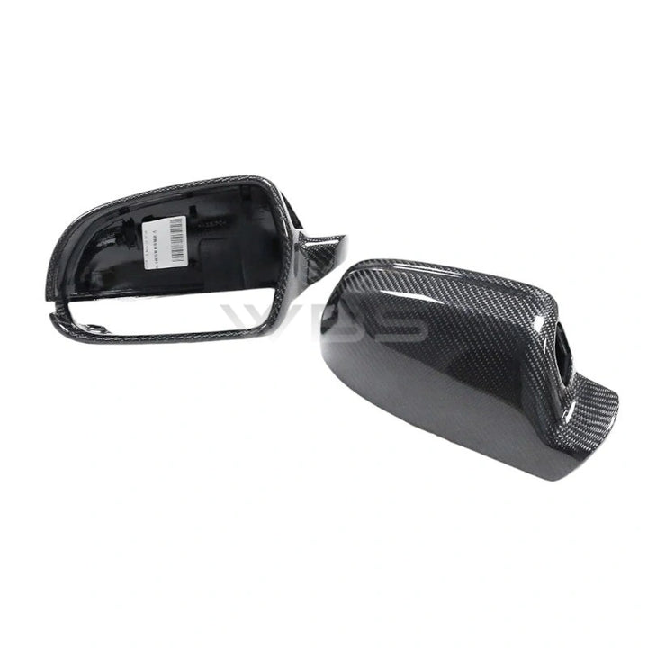 AUDI S4/ A4 B8.5 MIRROR CAPS OEM REPLACEMENT GENUINE CARBON FIBER