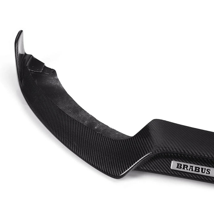 MERC W205 C CLASS SPORT BRABUS STYLE FRONT LIP GENUINE CARBON FIBER