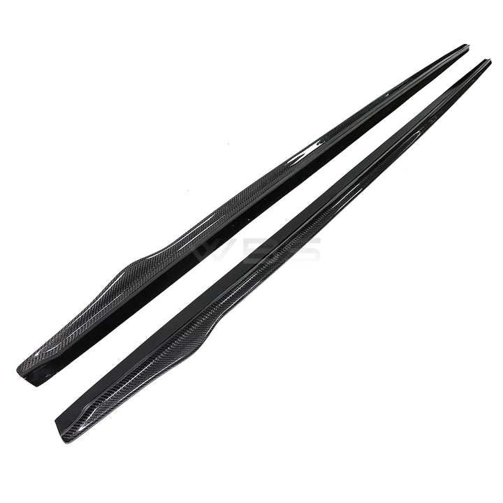 BMW F30 F31 SIDE SKIRTS V STYLE GENUINE CARBON FIBER